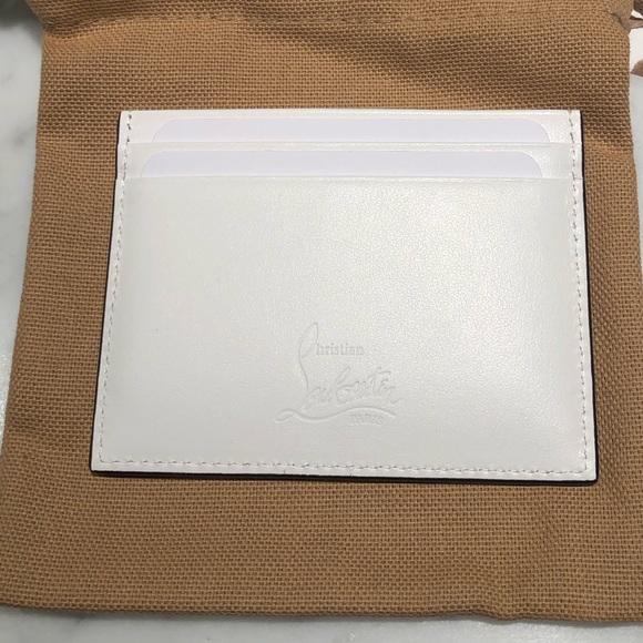Christian Louboutin-W Kios Loubinthesky Laser-Cut Card Case - Picture 7 of 13